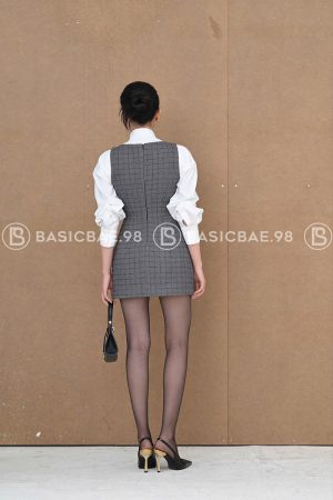Amora Tweed Dress Hien Dai Thoi Thuong 4