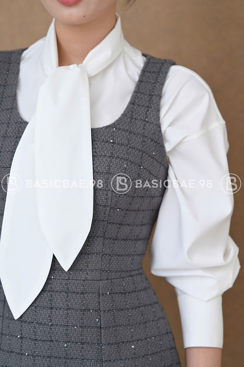 Amora Tweed Dress Hien Dai Thoi Thuong 6